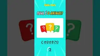 Descubra qual é o animal com as letras girando #quiz #animais #desafio #portugues