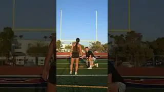 She Tried To Beat Me At Kicking And This Happened
