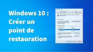 How to Create a Restore Point on Windows 10