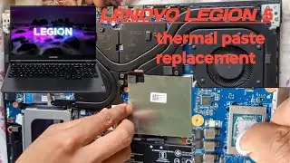Lenovo Legion 5 | Thermal Paste Replacement | How to Replace Laptop Thermal Paste 💻💻👨‍💻👩‍💻