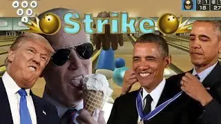 The Presidents Play Wii Sports Bowling