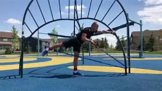 Leg workout with resistance band