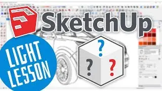 SketchUP - Измерение объектов, размеры и размерные линии (SketchUP уроки)