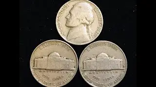 US 5 Cents 1946 NOT SILVER United States Nickels