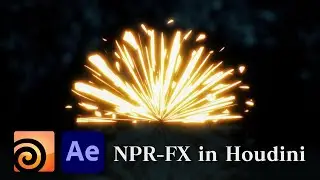 Anime Style NPR effects and breakdowns created in Houdini. NPR VSL and BD 02