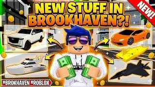 I Spent ALL My Robux on NEW SECRET STUFF in Brookhaven! 🤑 (Roblox)