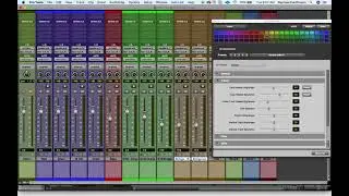 Pro Tools - Color Palette - Tracks and clips