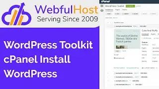 How to Install Wordpress on cPanel Using WordPress Toolkit - cPanel