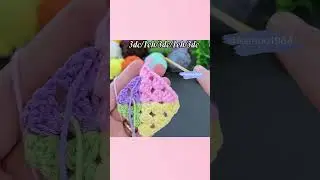 Mini Rainbow Granny Square Crochet Tutorial | Easy Coasters & More