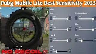PUBG Mobile Lite New Sensitivity 2022 | PUBG Lite Best Sensitivity 🔥