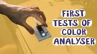 Tests of color analyser for darkroom with new circuit python board