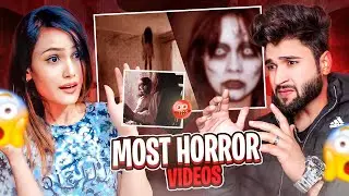 😱REACTING TO REAL HORROR VIDEOS👻 (First Time)* W/ 