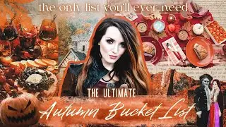 THE ULTIMATE FALL BUCKET LIST!! | Cozy Autumn Activities + Halloween Tradition Ideas