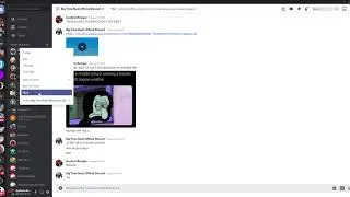 Blocking my friend on Discord for no reason.