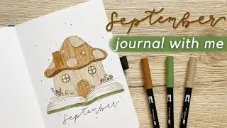 BULLET JOURNAL SETUP | september 2022 (cottagecore theme)