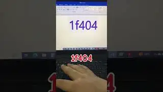 Symbols in MsWord 