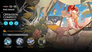 Arknights 13-15 (Adverse) Speed Trust Farm | 1min 58s (5 Ops)
