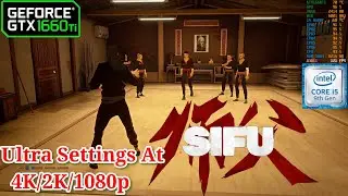 Sifu FPS Test On GTX 1660Ti/i5 9400F/32GB RAM 3000Mhz