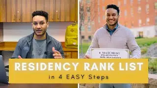 How to Make a Residency Rank List | 4 EASY Steps!