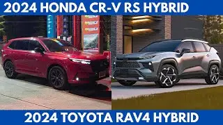 New 2024 Honda CR-V RS Hybrid Vs. 2024 Toyota RAV4 Hybrid Models Comparison