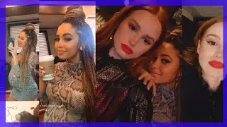 Madelaine Petsch and Vanessa Morgan After Filming Riverdale (Instastories Dec 9)