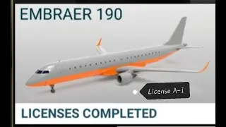 Airline commander Embraer 190 All licenses (License A-I) Walk through