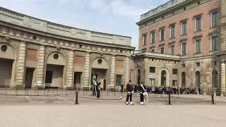 Royal Guards Ceremony at the Royal Palace of Stockholm
