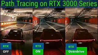Path Tracing on RTX 3000 series - PathTracing vs RayTracing vs Raster Ultra Settings CyberPunk 2077