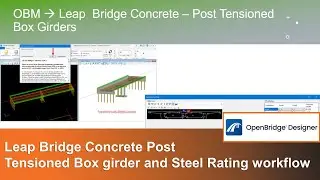 02 Leap Bridge Concrete Post Tensioned Box girder and Leap Bridge Steel Rating workflow