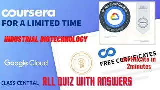 Industrial Biotechnology ,week(1-6) Coursera Quiz Answers 