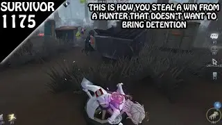 When a one hit hunter doesn't bring detention - Survivor Rank #1175 (Identity v)