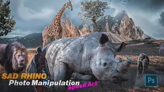 The Animal | photo manipulation | photoshop tutorial