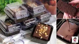 TANPA OVEN!! BROWNIES LUMER❤️ Ide jualan * Moist Chocolate Cake with Chocolate Sauce❤️❤️