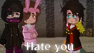 ||meme||Hate you||GachaClub||Майншилд АУ||Секби,Душенька,Обсидиан, Дровосеки, Якудза||
