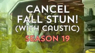 How to cancel fall stun (with CAUSTIC) in Apex - Season 19