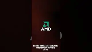 Modern Digital Logo Animation After Effects - S0608 
