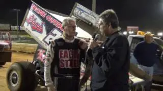 Lincoln Speedway 410 Sprint Car Top 3 and Hard Charger Interviews 9-24-16