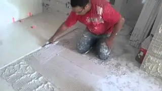 Como fazer corretamente  o  assentamento de porcelanato 1x1 com nivelador de piso fabio123