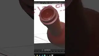 🍾 Wine Bottle Modelling #blender #b3d #shorts