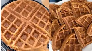Easy Waffle Recipe| How to Make Homemade waffle (Egg Free)
