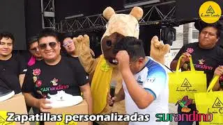 ENTREGA DE ZAPATILLAS PERSONALIZADAS A SURANDINO
