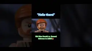 Watch the full video on my channel! LEGO Obi-Wan vs. General Grievous #starwars #lego #hellothere