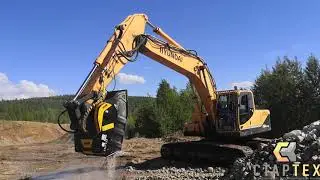 ДРОБИЛЬНЫЙ КОВШ / КОВШ ДРОБИЛКА НА ЭКСКАВАТОРЕ