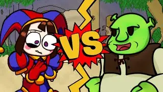 M.U.G.E.N. Battles | Pomni vs Shrek | The Amazing Digital Circus vs Shrek
