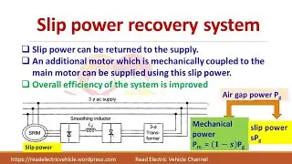 Static Kramer drive/Slip power recovery scheme/Slip ring induction motor
