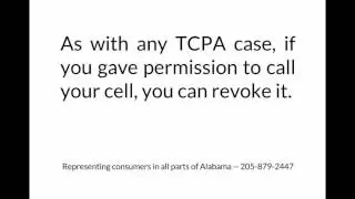 Can I sue my credit card company for violating the TCPA in blowing up my cell phone?