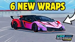 🔥New WRAPS in Car Dealership Tycoon 