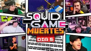 TODAS LAS MUERTES DEL DIA 5 | SQUID CRAFT 3 | KARMA PLUS