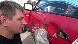 DIY exterior door handle repair on a BMW X5 E53.