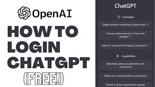 Chat GPT Login: How to Login Free Open AI Chat GPT Account ⏬👇